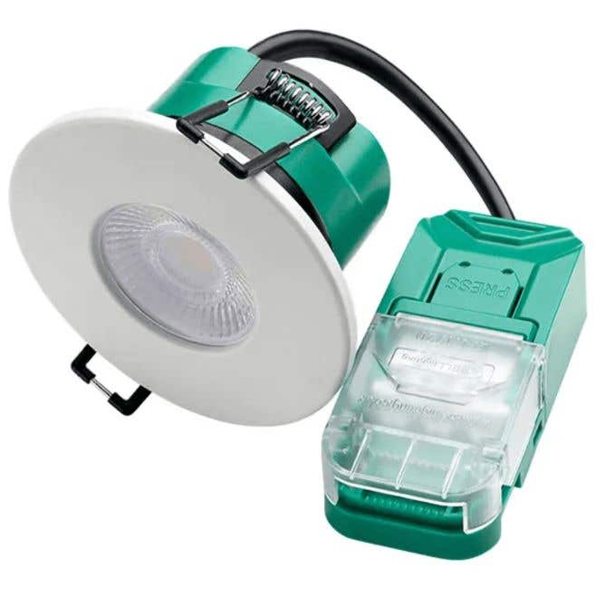 BELL Lighting Duo Firestay CCT Dimmable Switchable LED Downlight 4 6W IP65 11370