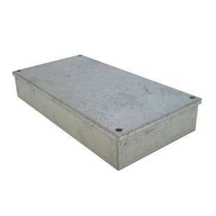 Galvanised 12x6x4" Knockout Adaptable Box