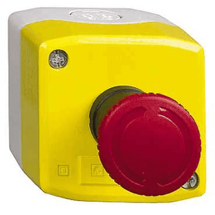 Schneider Electric Control Station Surface Mount Emergency Button - Twist to Reset, 2NC, Mushroom Head - XALK178F