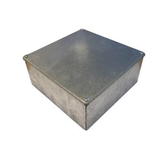 Galvanised Steel 9x9x4" Knockout Adaptable Box