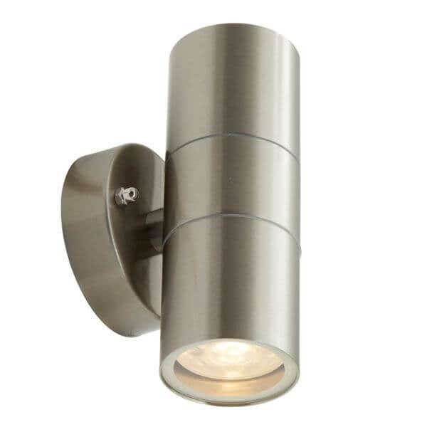 Ansell Acero Staineless Steel GU10 316L Marine Grade Up Down Wall Light with PIR AACERO WL SSL PIR
