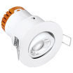 Aurora EN-DE52W/30 240V 4.5W 85mm 420lm 60⁰ Adjustable Dimmable Fire Rated LED Downlight White 3000K