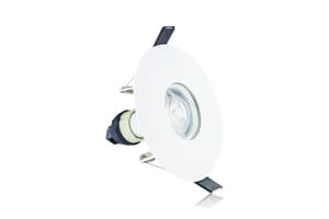 Integral ILDLFR70D015 Evofire 70mm 100mm cut out Fire Rated Downlight Round White with GU10 Holder