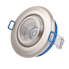 Ovia Inceptor Nano V2 Adjustable Satin Chrome Dimmable LED Downlight - Cool White
