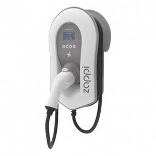 Zappi Eco-Smart EV Charger Point 7kW Tethered White