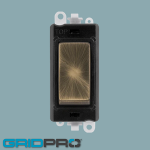 Click GridPro Antique Brass Finish