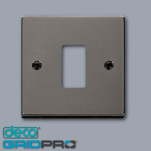 Click Deco GridPro Black Nickel Frontplate