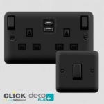 Click Deco Plus Matt Black Finish