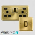 Click Deco Plus Satin Brass Finish