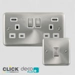 Click Deco Plus Satin Chrome Finish