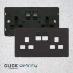 Click Definity Black Inserts & Cover Plates