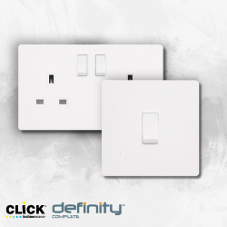 Click Definity Complete Metal White Finish