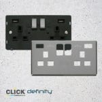 Click Definity Polished Chrome Inserts & Cover Plates