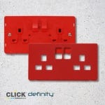 Click Definity Red Inserts & Cover Plates