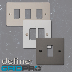 Click Define GridPro Frontplate