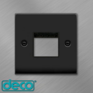 Click Deco MiniGrid Matt Black Plates