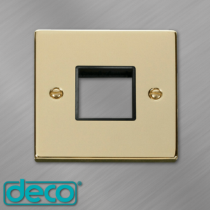 Click Deco MiniGrid Polished Brass Plates