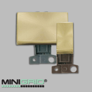 Click MiniGrid Satin Brass Finish