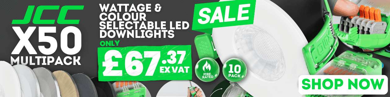 JCC's X50 Multipack Downlights on SALE Now!