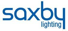 Saxby Lighting Logo with Blue Font