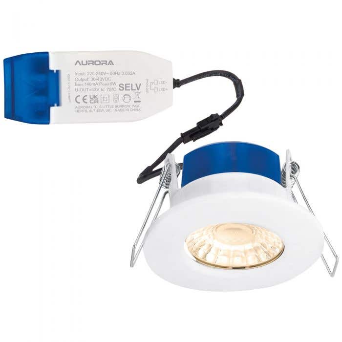 Aurora R6 Colour & Wattage Switchable Downlights