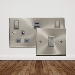 Satin Switches & Sockets