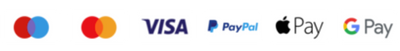 Payments accepted | Mastercard | Visa | Paypal